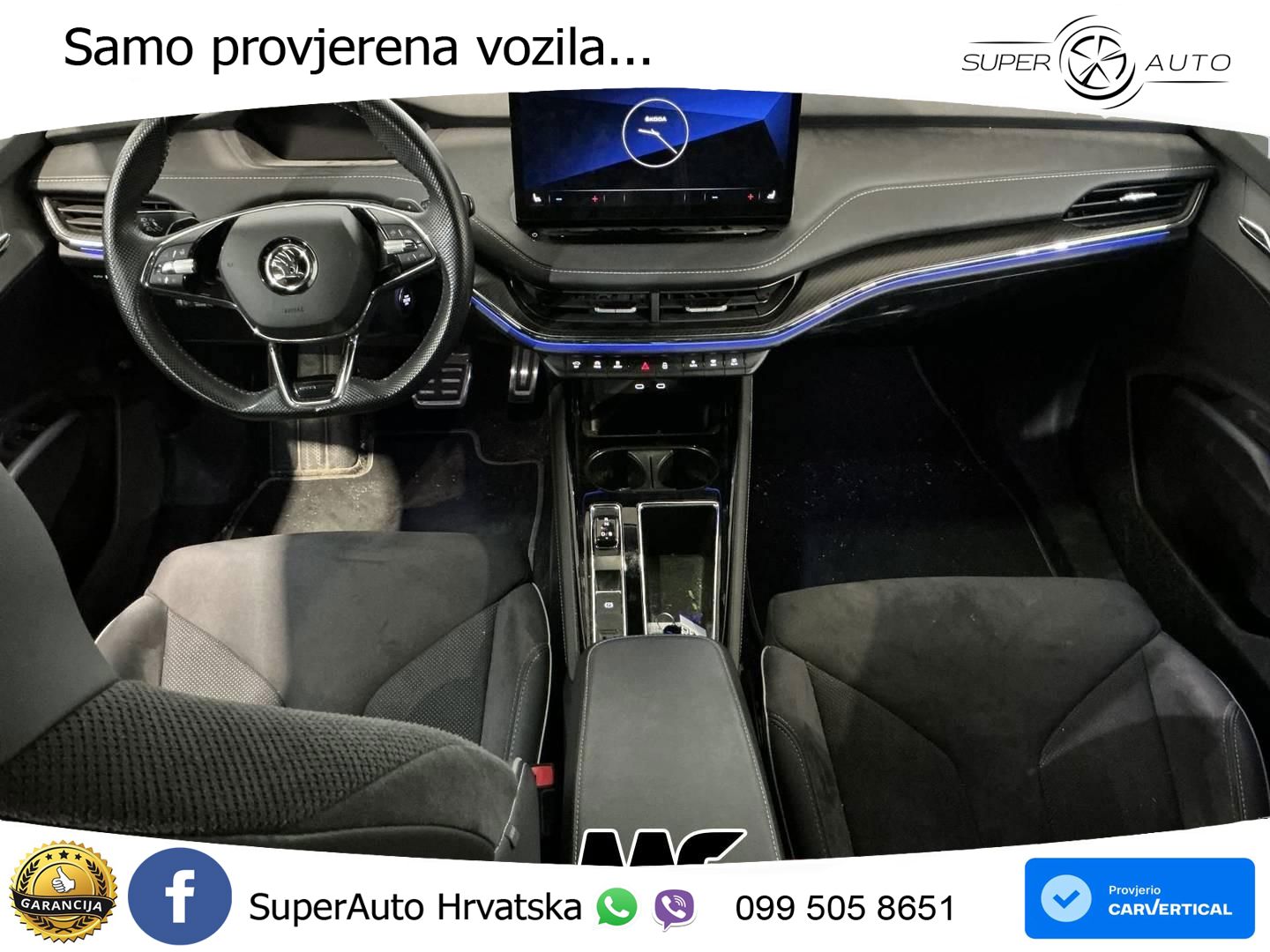 Škoda Enyaq iV 80 82 kWh (204 KS) SportLine LED+GR SJED+ACC