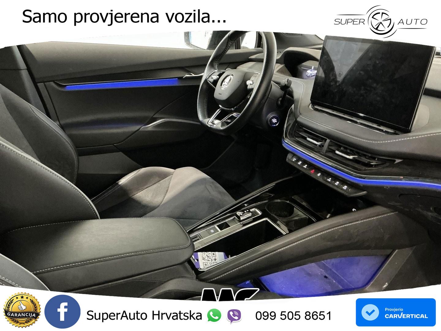 Škoda Enyaq iV 80 82 kWh (204 KS) SportLine LED+GR SJED+ACC