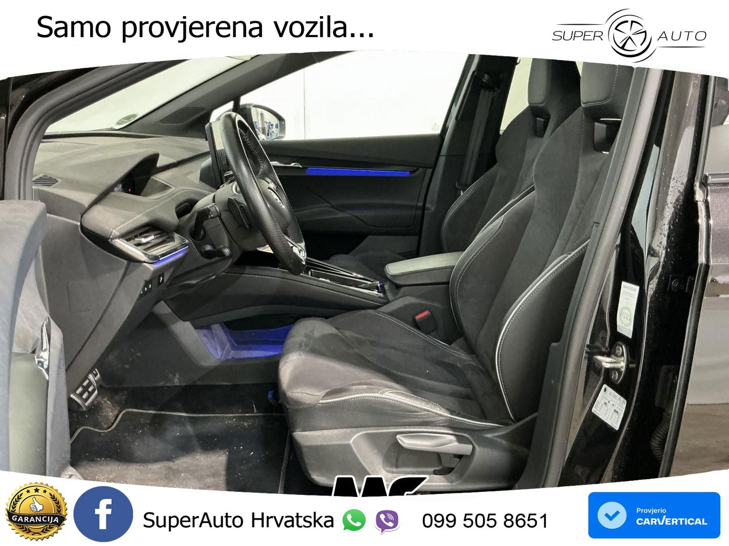 Škoda Enyaq iV 80 82 kWh (204 KS) SportLine LED+GR SJED+ACC