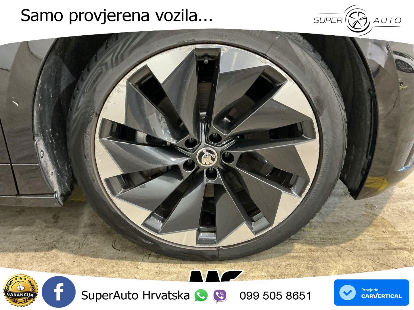 Škoda Enyaq iV 80 82 kWh (204 KS) SportLine LED+GR SJED+ACC