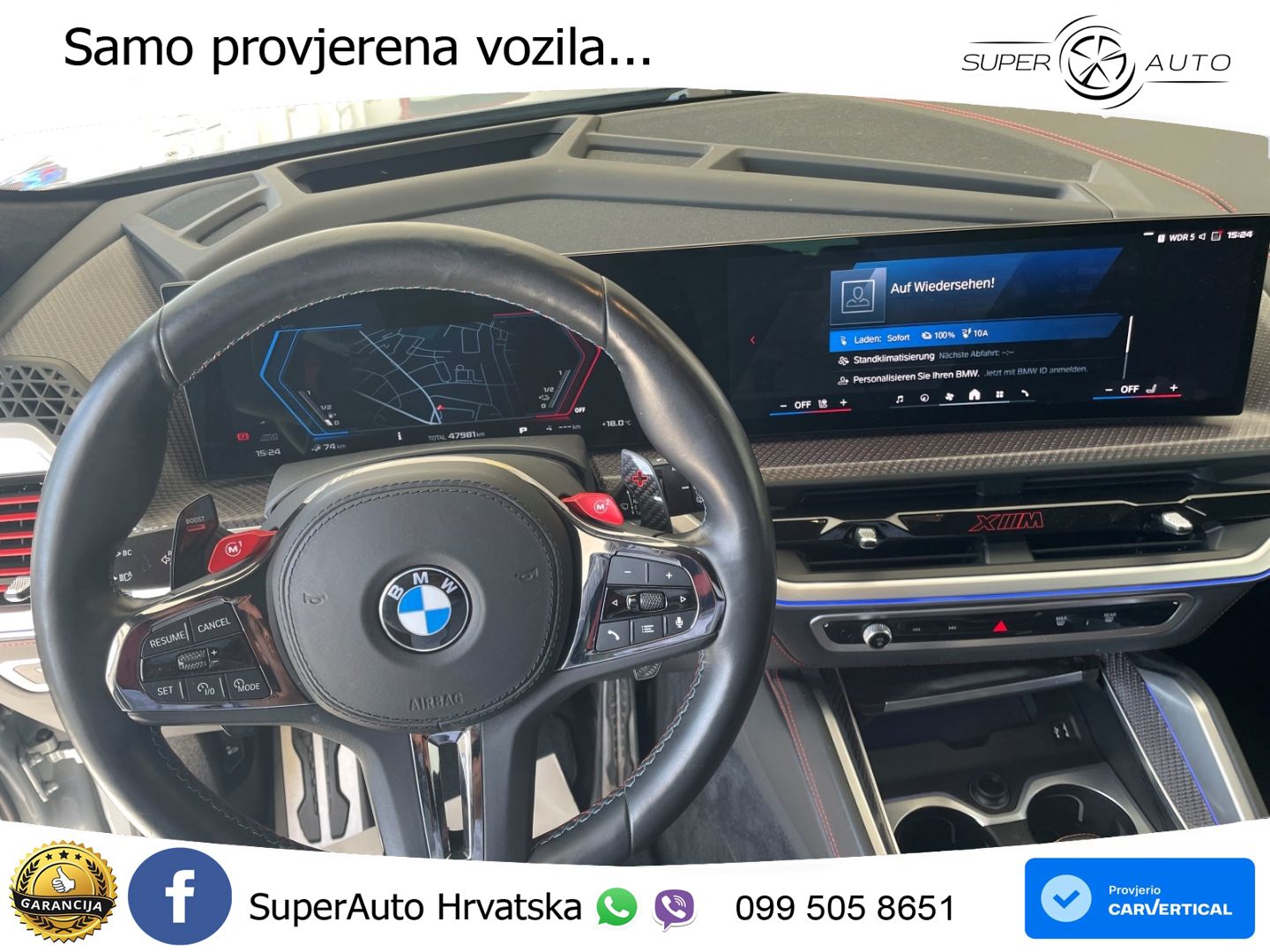 BMW XM Label Red 4.4 V8 (748 KS) xDrive Steptronic LED+GR SJED+ACC