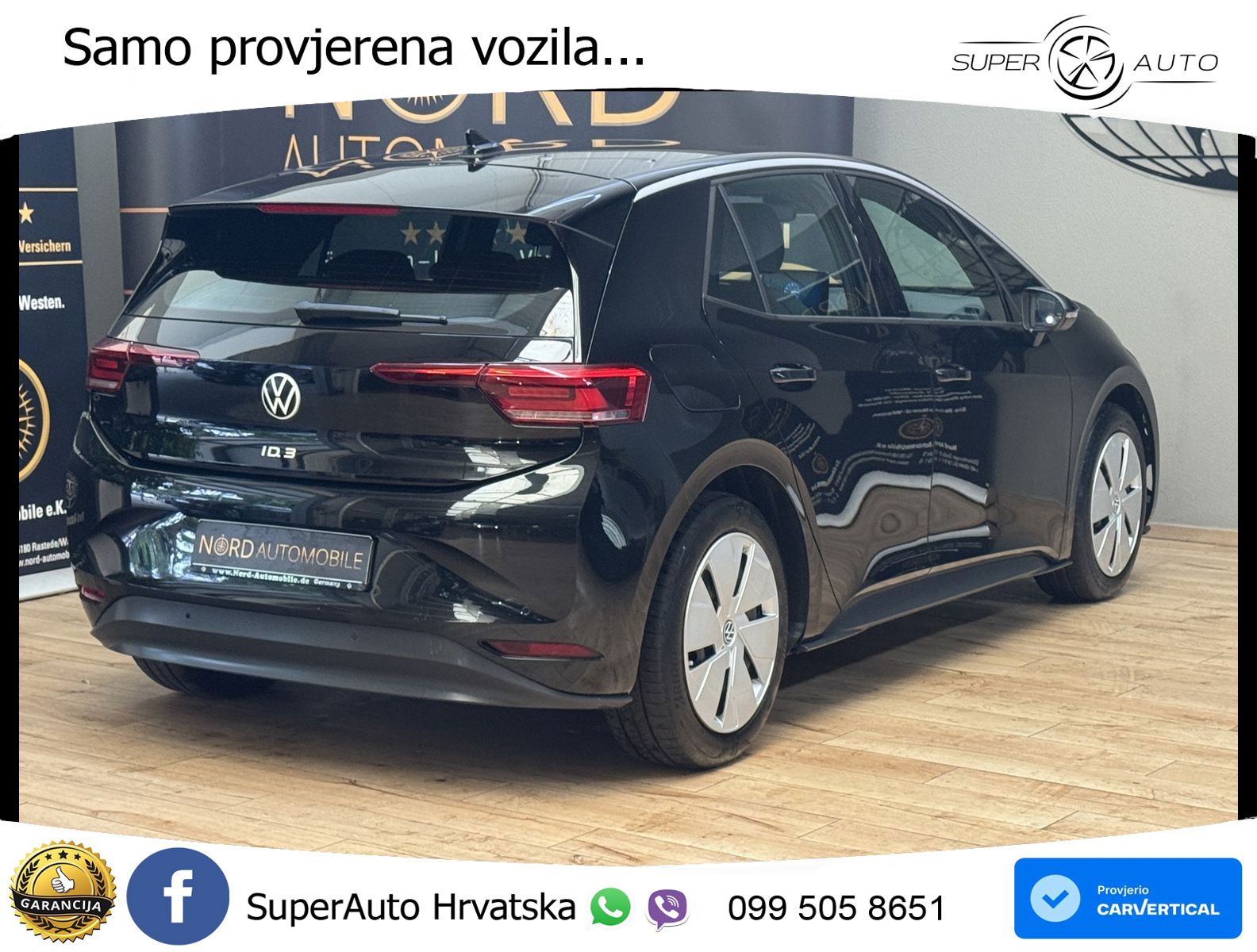 Volkswagen ID.3 Pro 62 kWh (204 KS)
