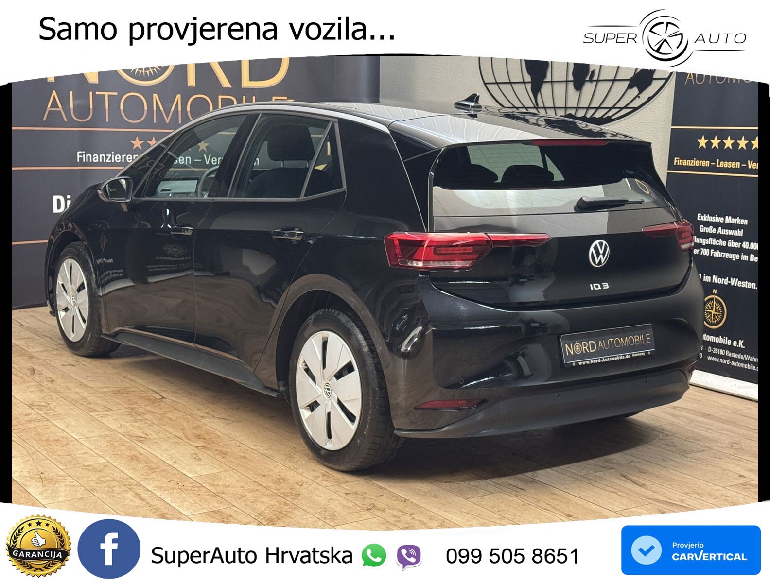 Volkswagen ID.3 Pro 62 kWh (204 KS)