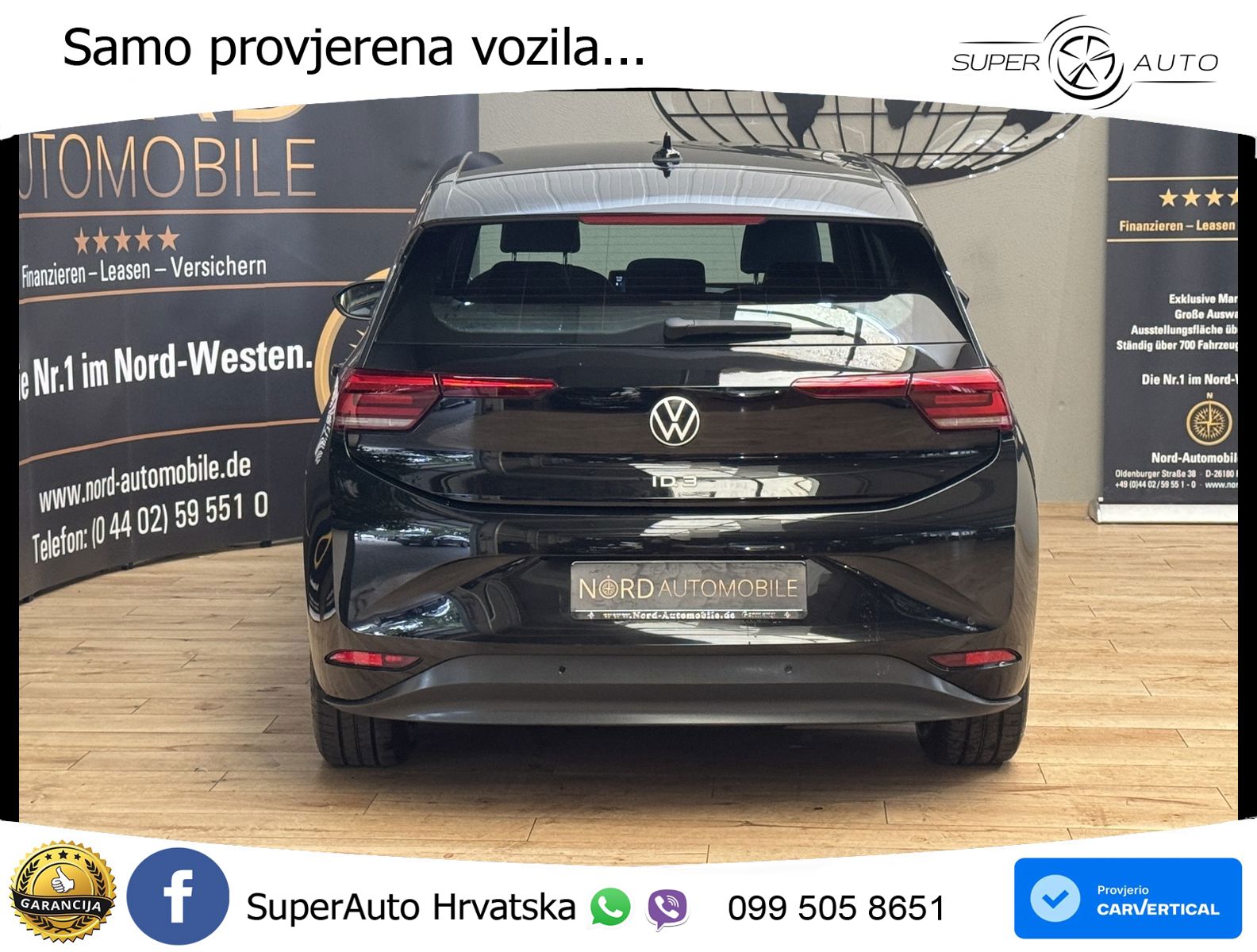 Volkswagen ID.3 Pro 62 kWh (204 KS)