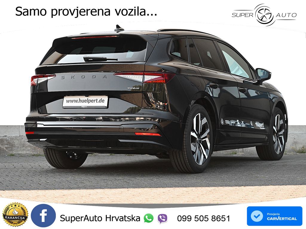 Škoda Enyaq 60 63 kWh (204 KS) SportLine LED+GR SJED+ACC