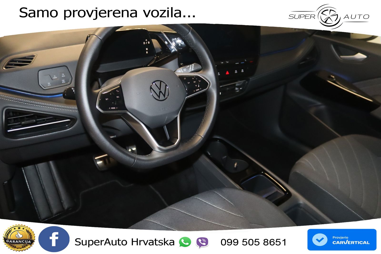 Volkswagen ID.3 Pro 62 kWh (204 KS) LED+GR SJED+ACC