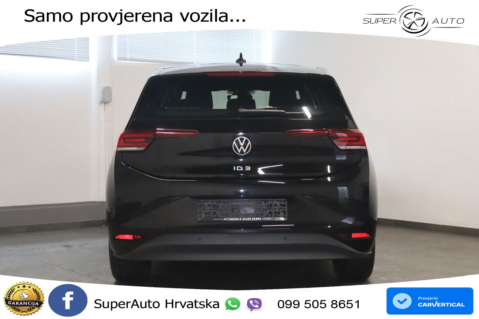 Volkswagen ID.3 Pro 62 kWh (204 KS) LED+GR SJED+ACC