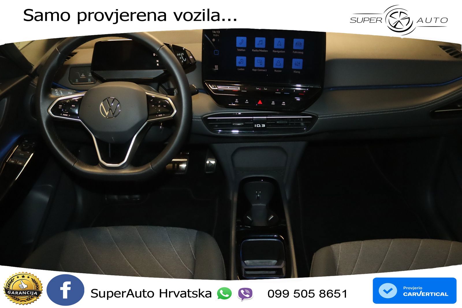 Volkswagen ID.3 Pro 62 kWh (204 KS) LED+GR SJED+ACC
