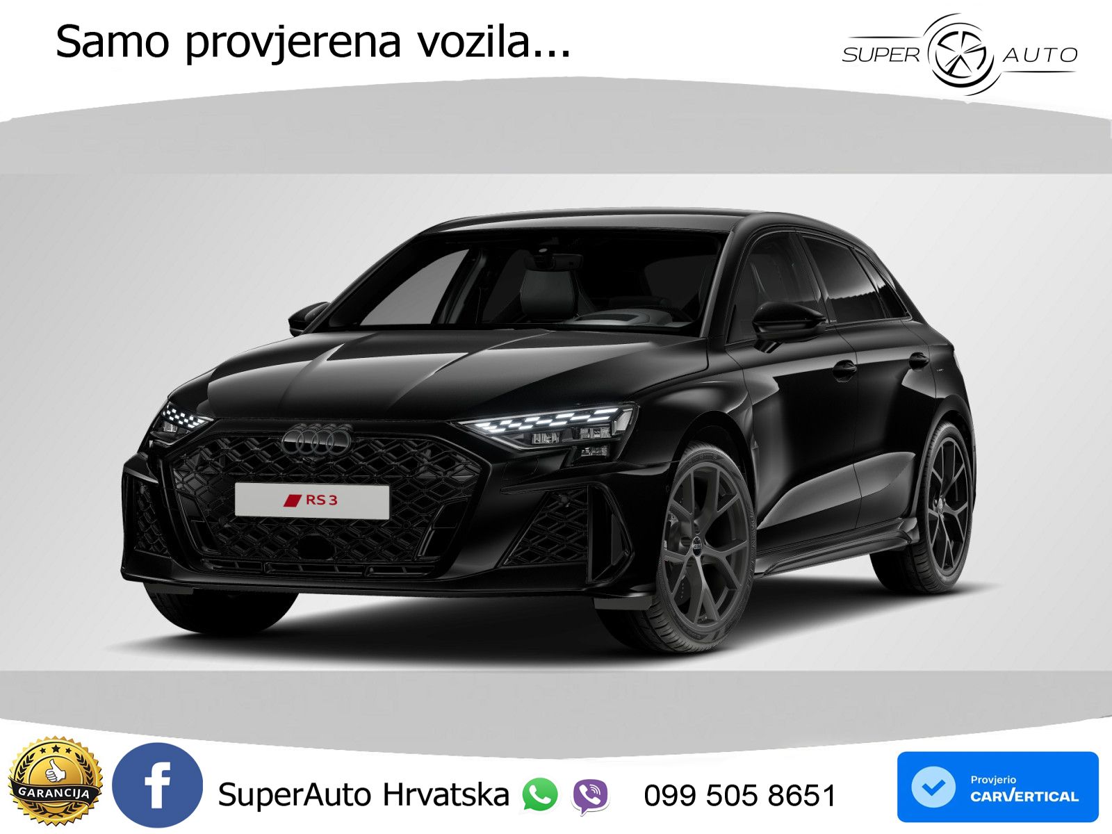 Audi RS3 Sportback 2.5 TFSI (400 KS) quattro S tronic LED+GR SJED+ACC