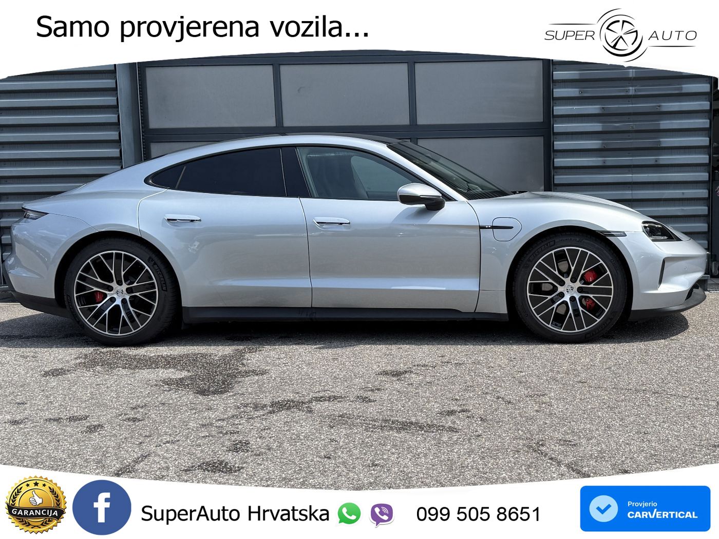 Porsche Taycan 4S 105 kWh (598 KS)