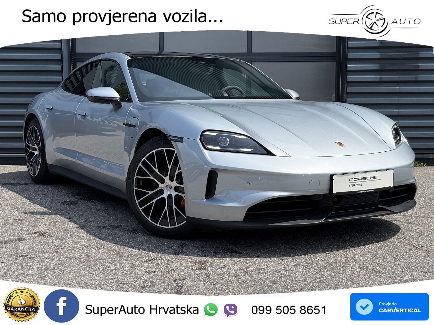 Porsche Taycan 4S 105 kWh (598 KS)