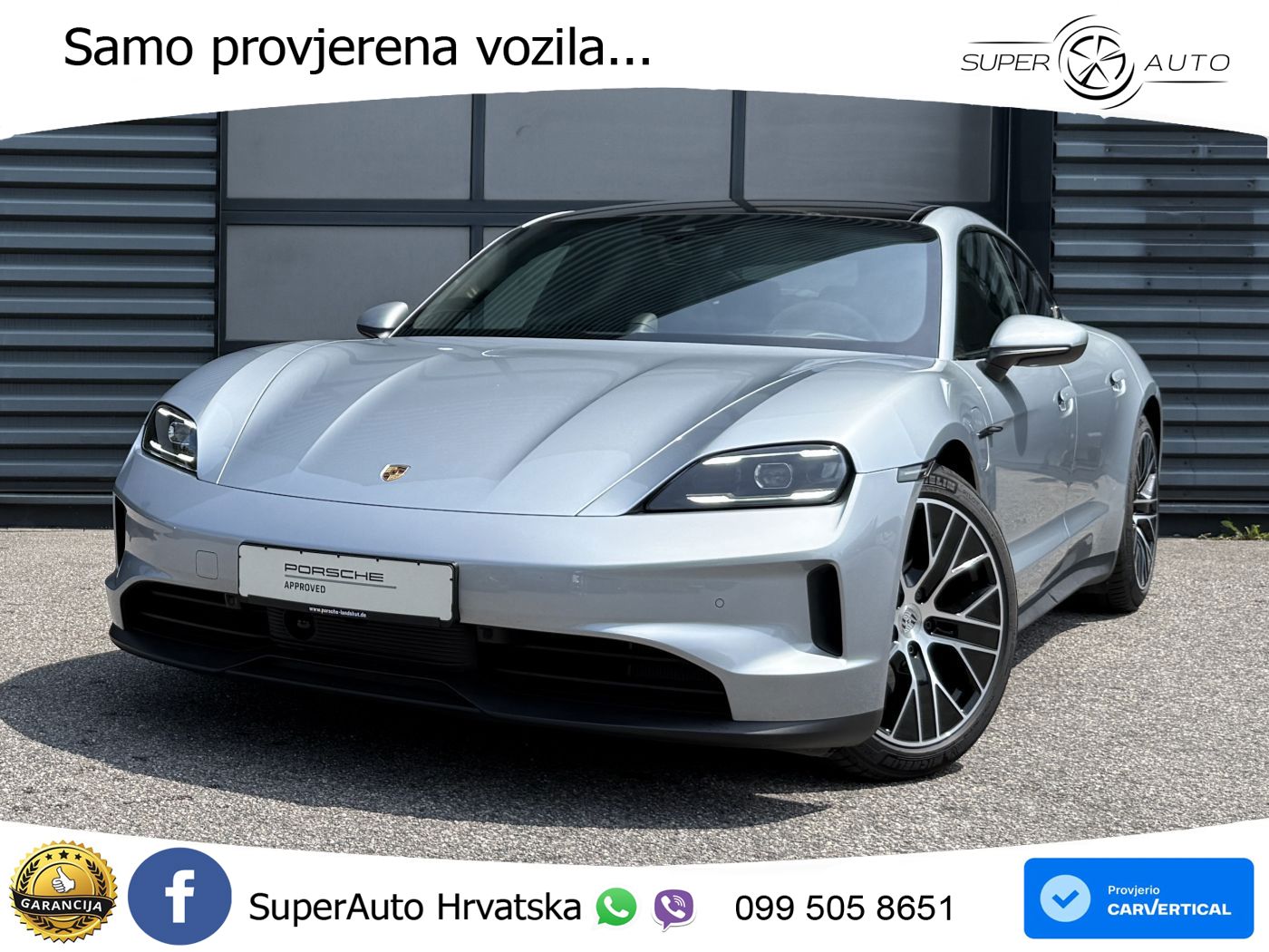 Porsche Taycan 4S 105 kWh (598 KS)