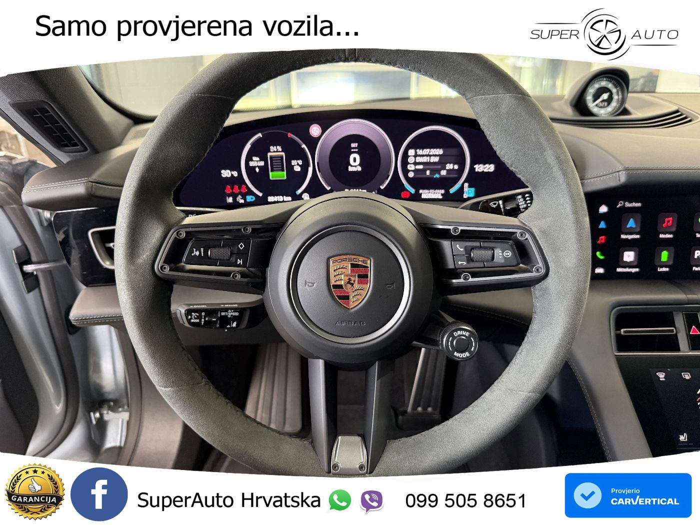Porsche Taycan 4S 105 kWh (598 KS)