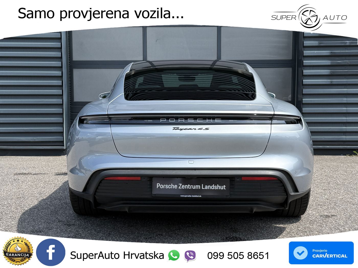 Porsche Taycan 4S 105 kWh (598 KS)