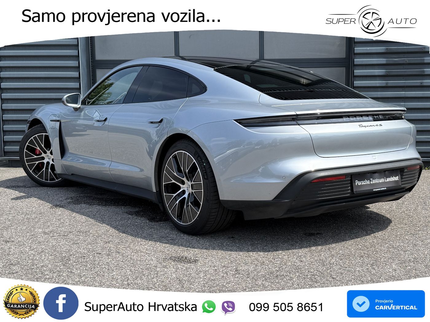 Porsche Taycan 4S 105 kWh (598 KS)