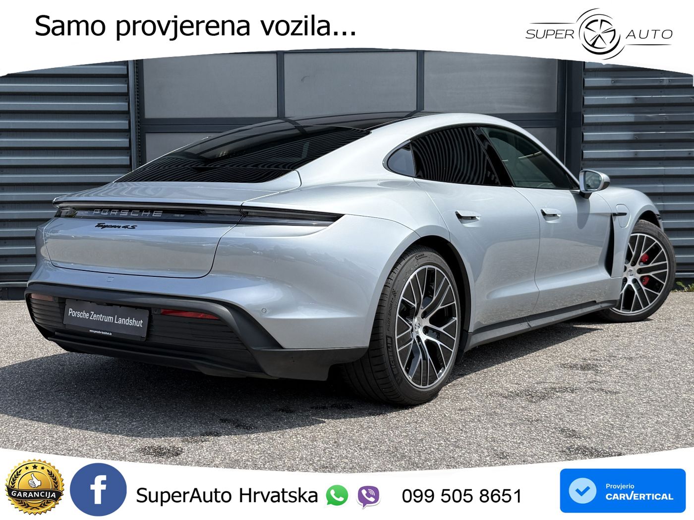 Porsche Taycan 4S 105 kWh (598 KS)