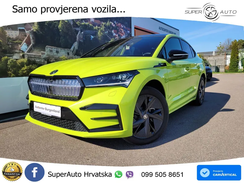 Škoda Enyaq Coupe iV RS 82 kWh (340 KS) AWD LED+GR SJED+ACC