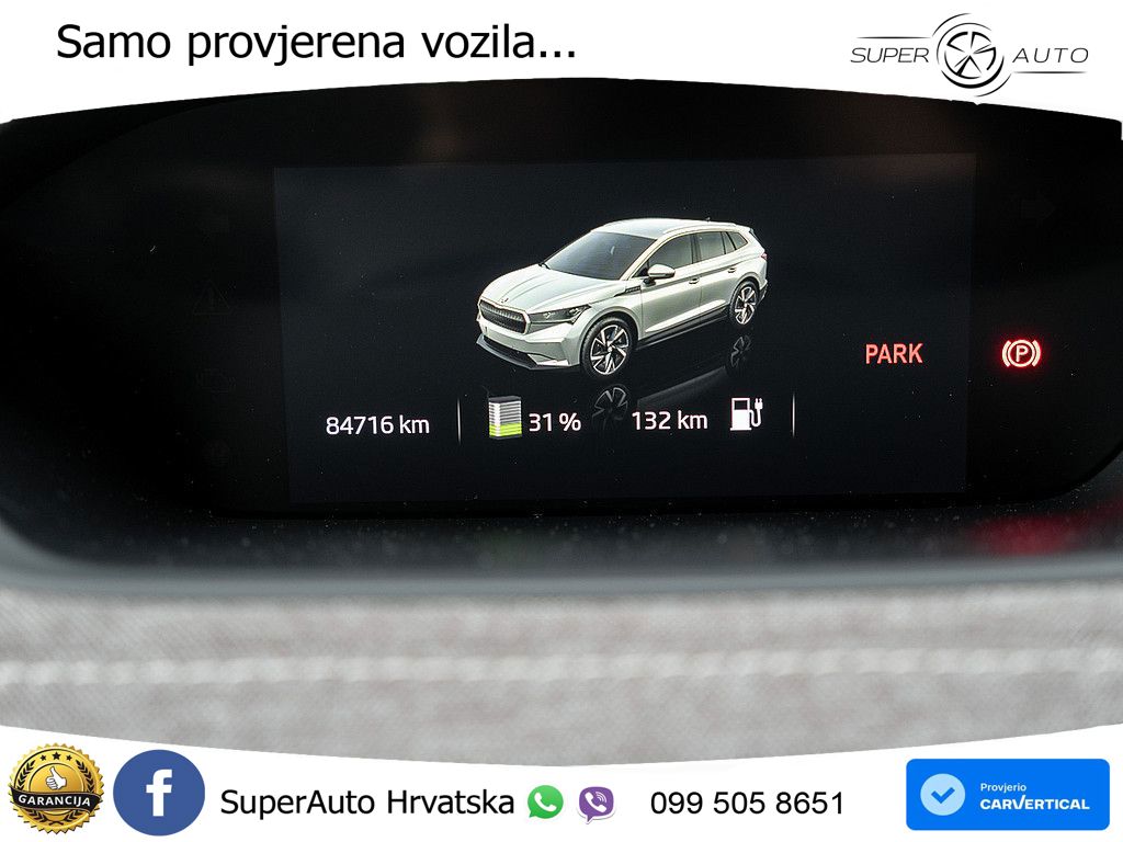 Škoda Enyaq iV 80 82 kWh (204 KS) Lodge LED+GR SJED+ACC