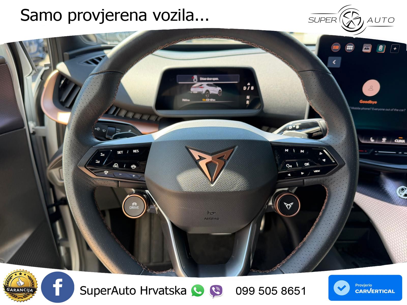Cupra Tavascan 82 kWh (286 KS) LED+GR SJED+ACC