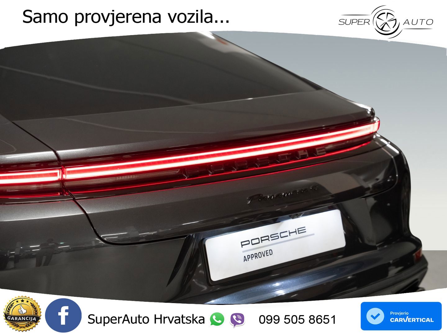 Porsche Panamera 4 2.9 V6 (470 KS) E-Hybrid PDK ACC+HEAD+4xGR SJED+360+PANO