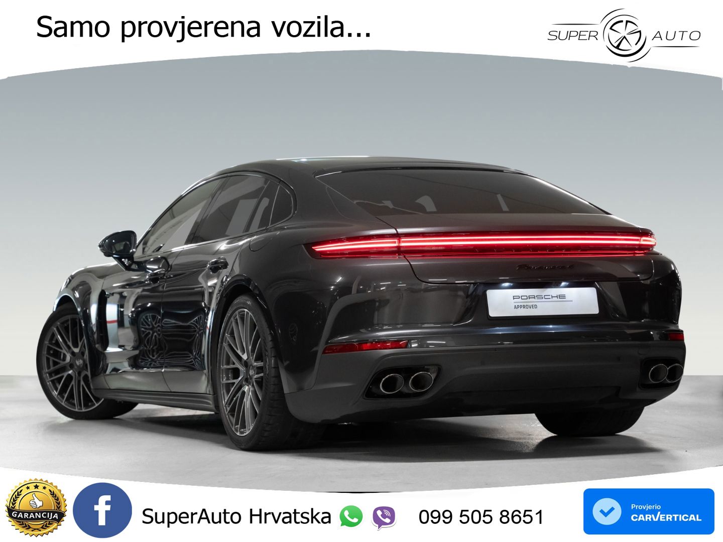 Porsche Panamera 4 2.9 V6 (470 KS) E-Hybrid PDK ACC+HEAD+4xGR SJED+360+PANO