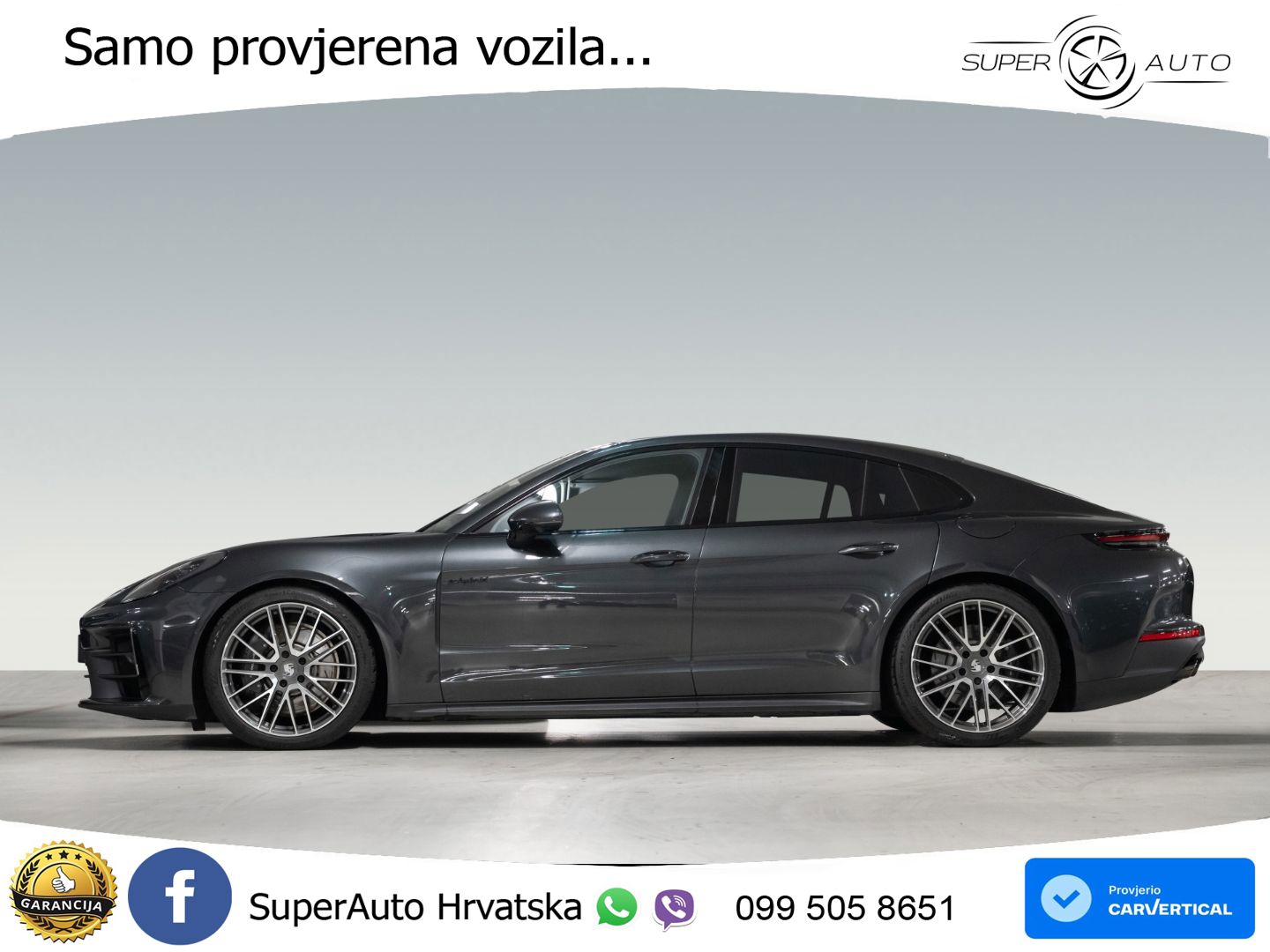 Porsche Panamera 4 2.9 V6 (470 KS) E-Hybrid PDK ACC+HEAD+4xGR SJED+360+PANO