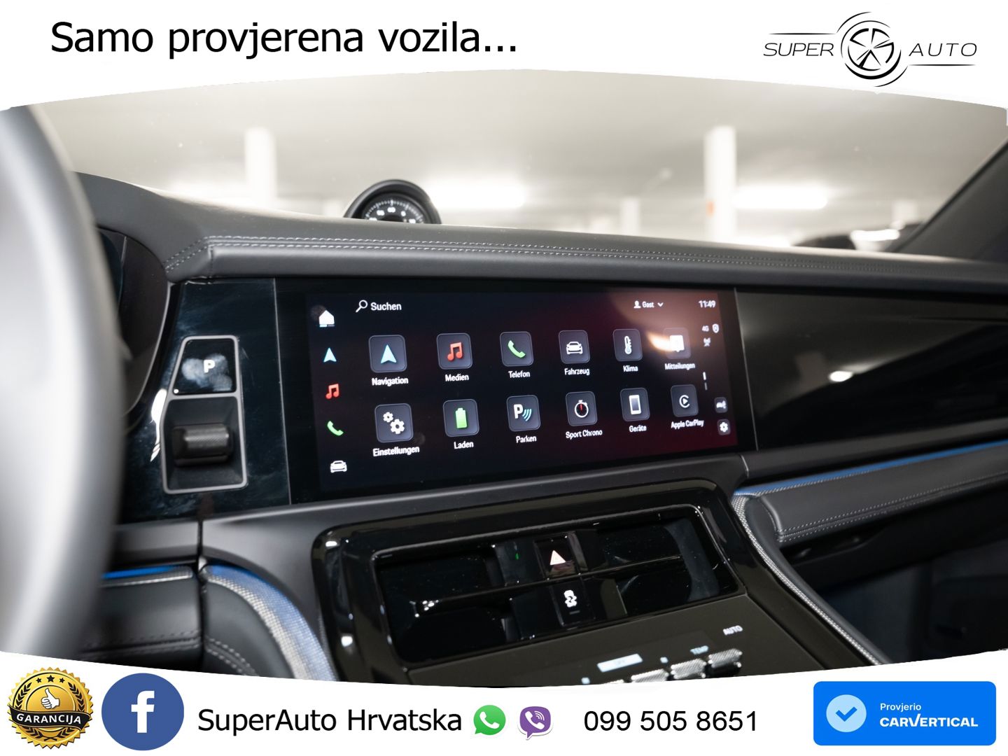 Porsche Panamera 4 2.9 V6 (470 KS) E-Hybrid PDK ACC+HEAD+4xGR SJED+360+PANO