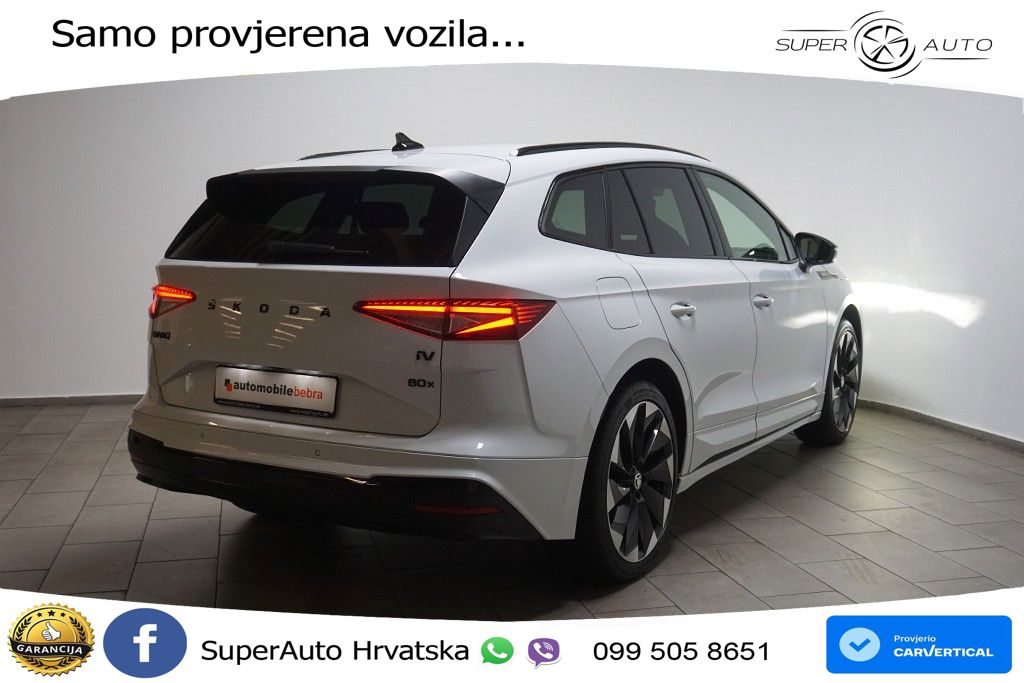 Škoda Enyaq iV 80x 82 kWh (265 KS) AWD LED+GR SJED+ACC