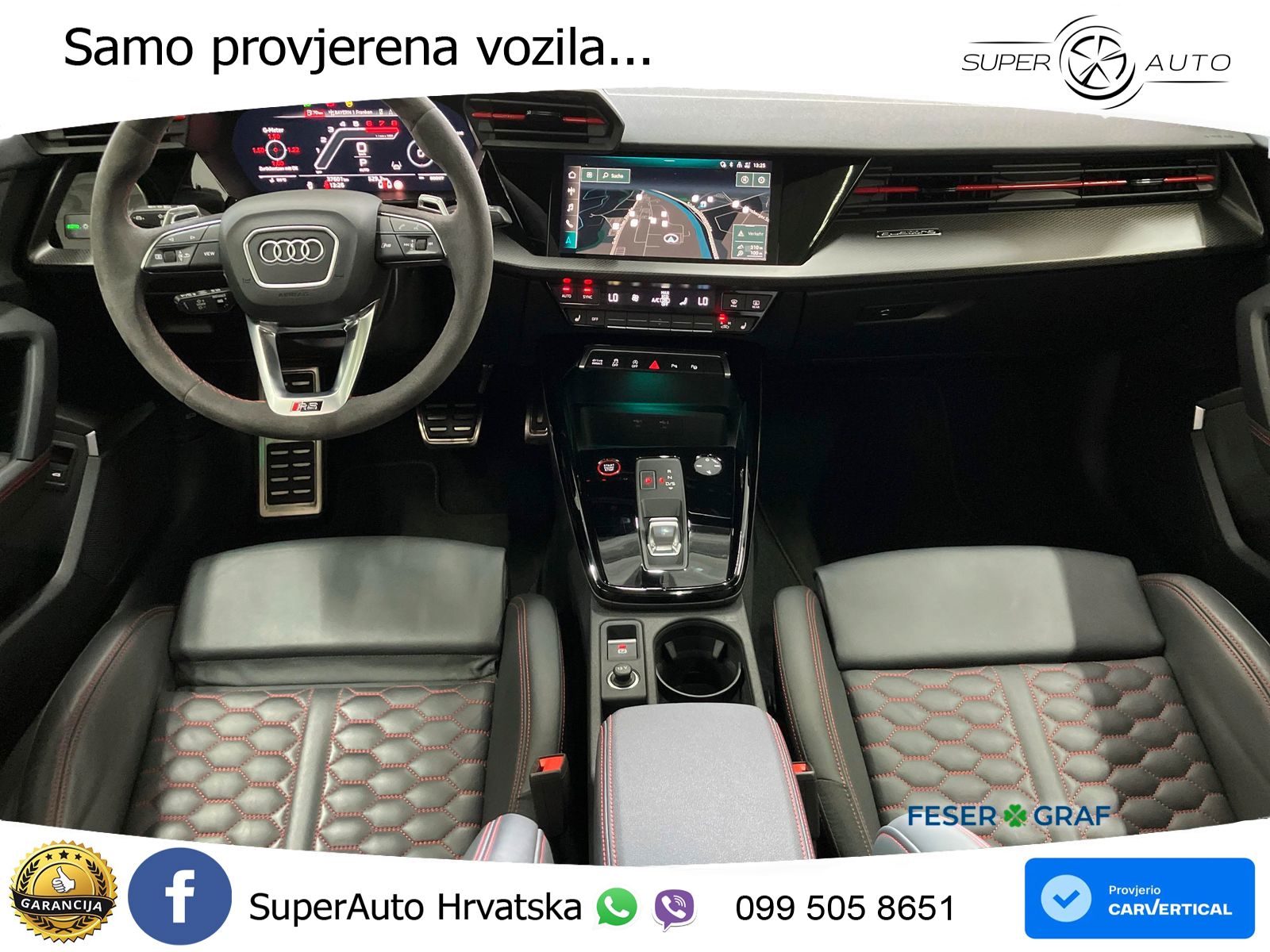 Audi RS3 Sedan 2.5 TFSI (400 KS) quattro S tronic LED+GR SJED+ACC