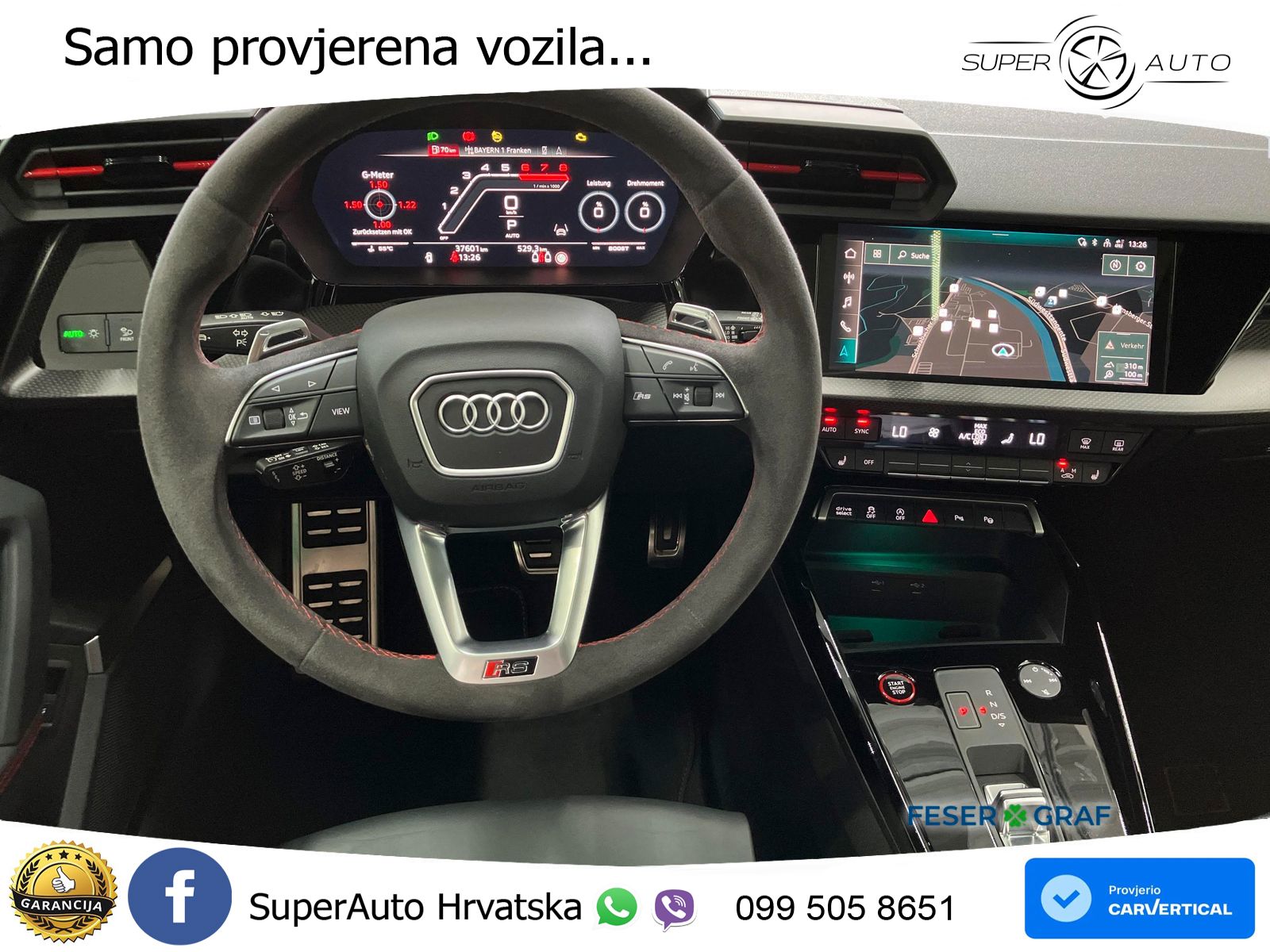 Audi RS3 Sedan 2.5 TFSI (400 KS) quattro S tronic LED+GR SJED+ACC