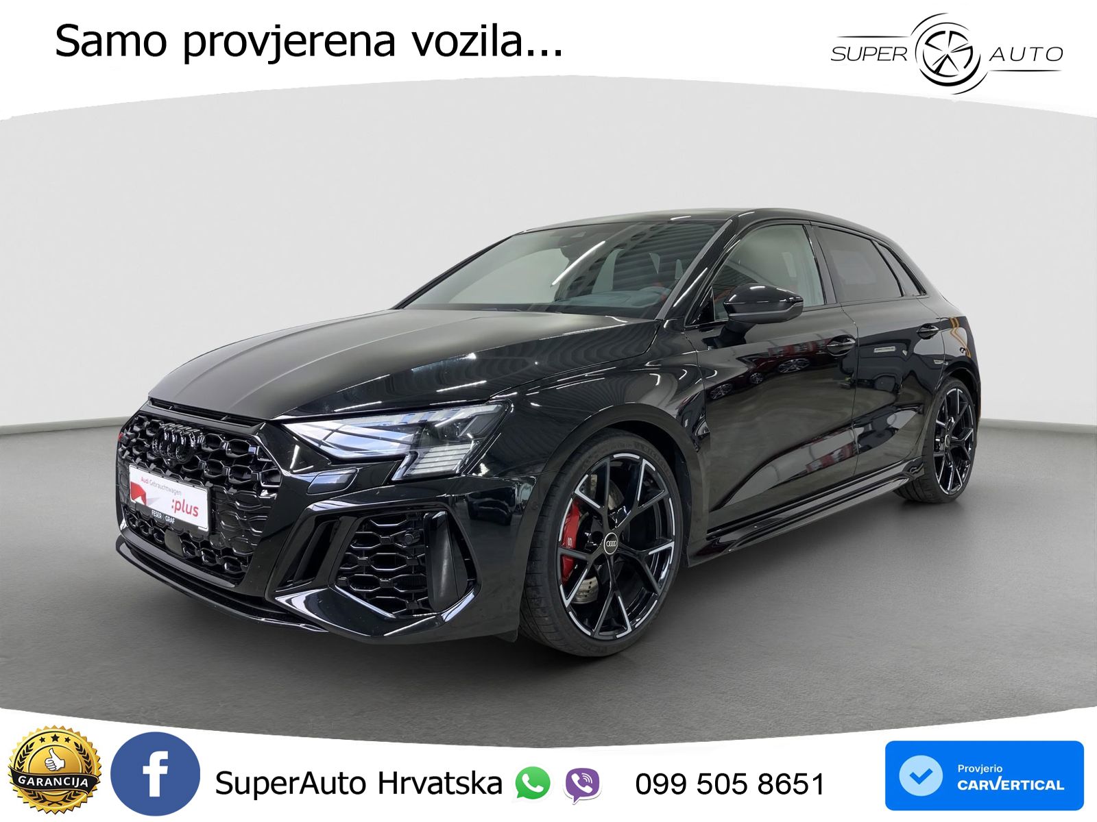 Audi RS3 Sedan 2.5 TFSI (400 KS) quattro S tronic LED+GR SJED+ACC