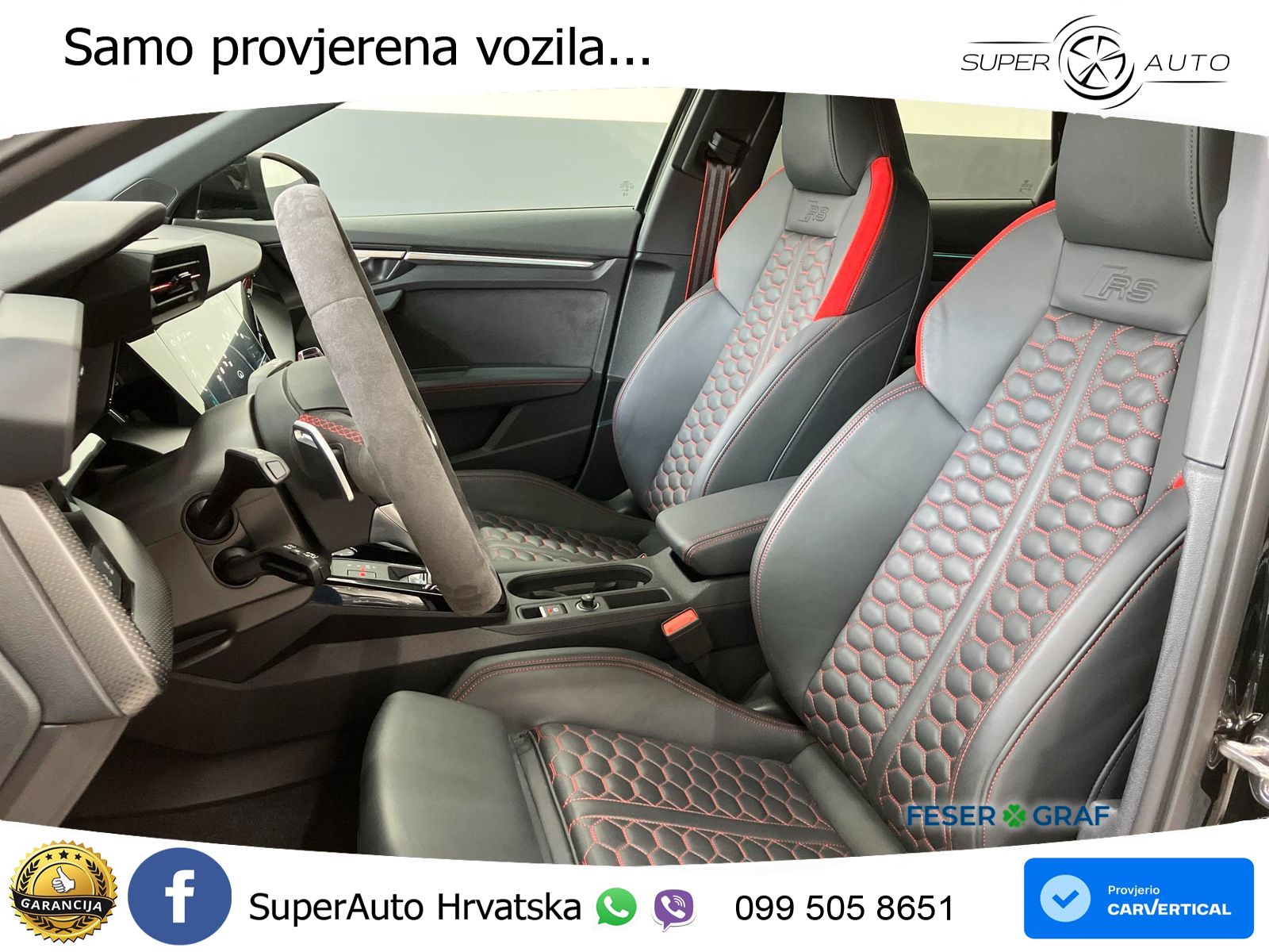 Audi RS3 Sedan 2.5 TFSI (400 KS) quattro S tronic LED+GR SJED+ACC