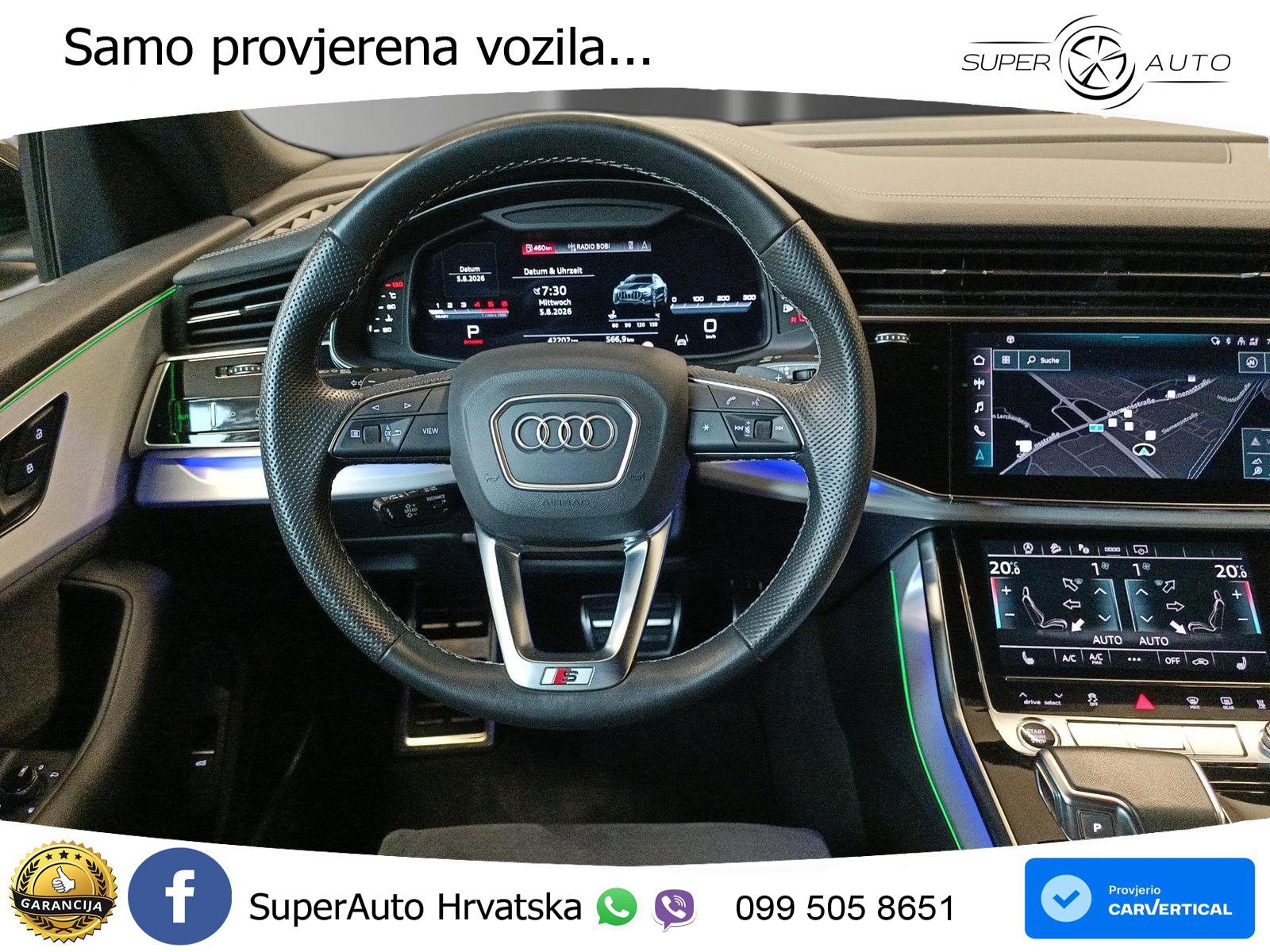 Audi Q8 50 TDI V6 (286 KS) quattro Tiptronic