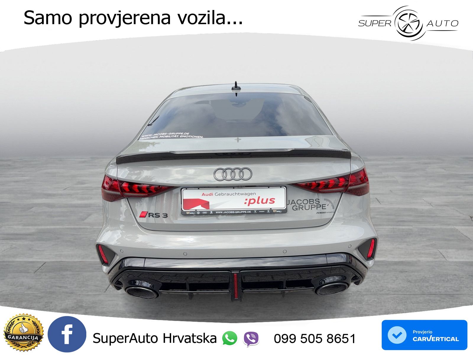 Audi RS3 Sedan 2.5 TFSI (400 KS) quattro S tronic LED+GR SJED+ACC
