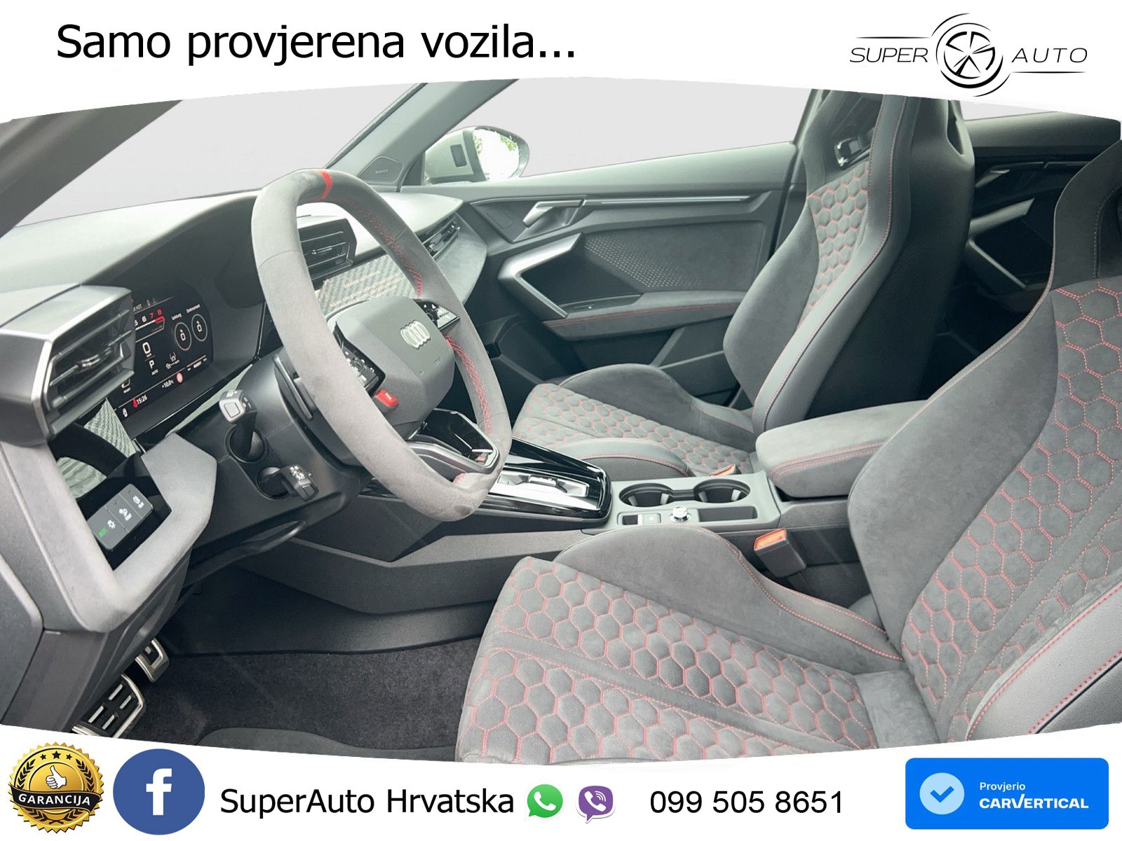 Audi RS3 Sedan 2.5 TFSI (400 KS) quattro S tronic LED+GR SJED+ACC