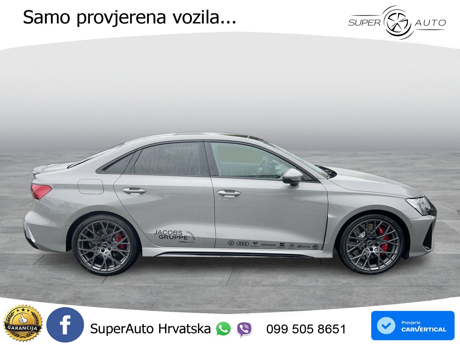 Audi RS3 Sedan 2.5 TFSI (400 KS) quattro S tronic LED+GR SJED+ACC