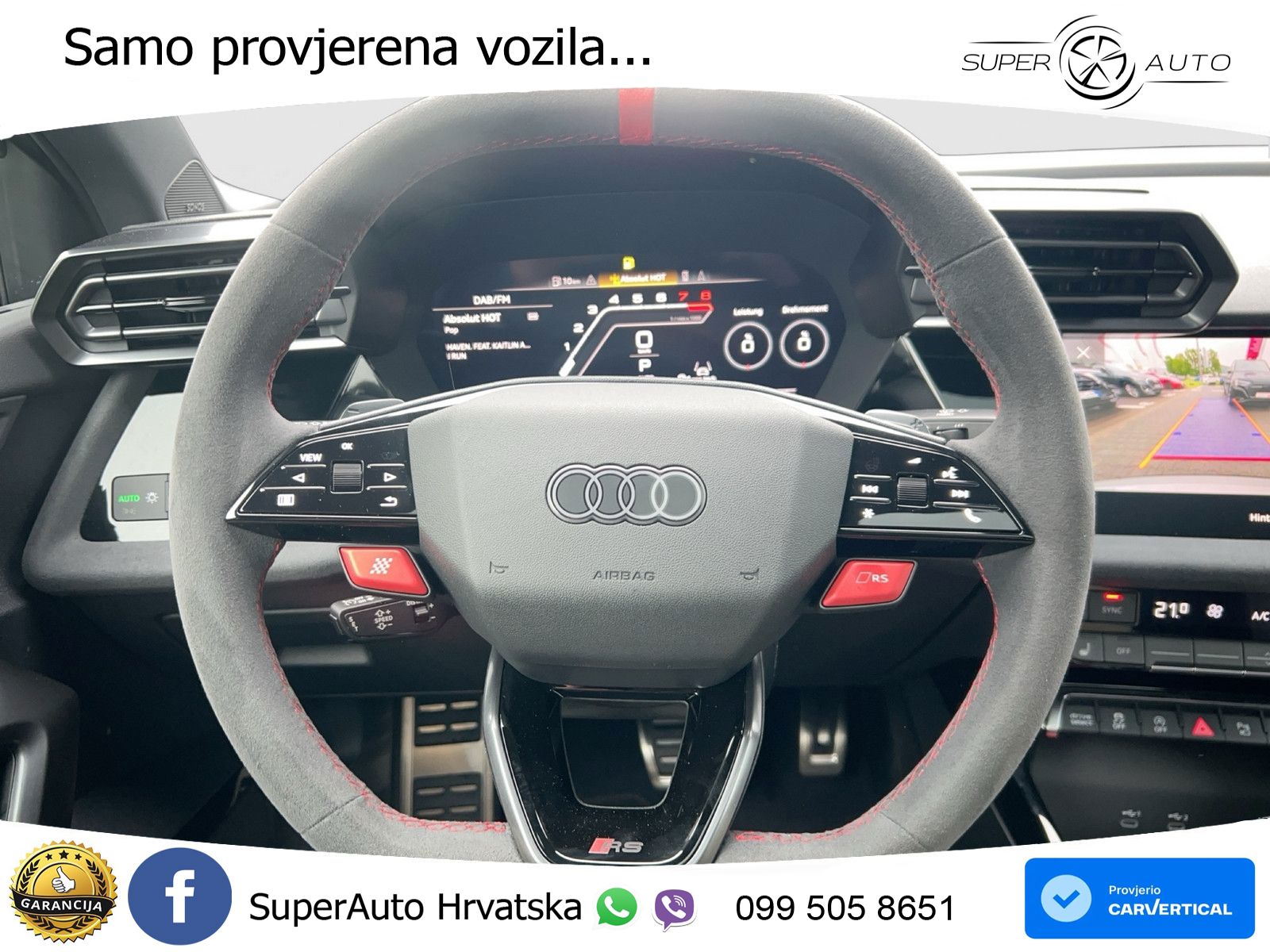 Audi RS3 Sedan 2.5 TFSI (400 KS) quattro S tronic LED+GR SJED+ACC
