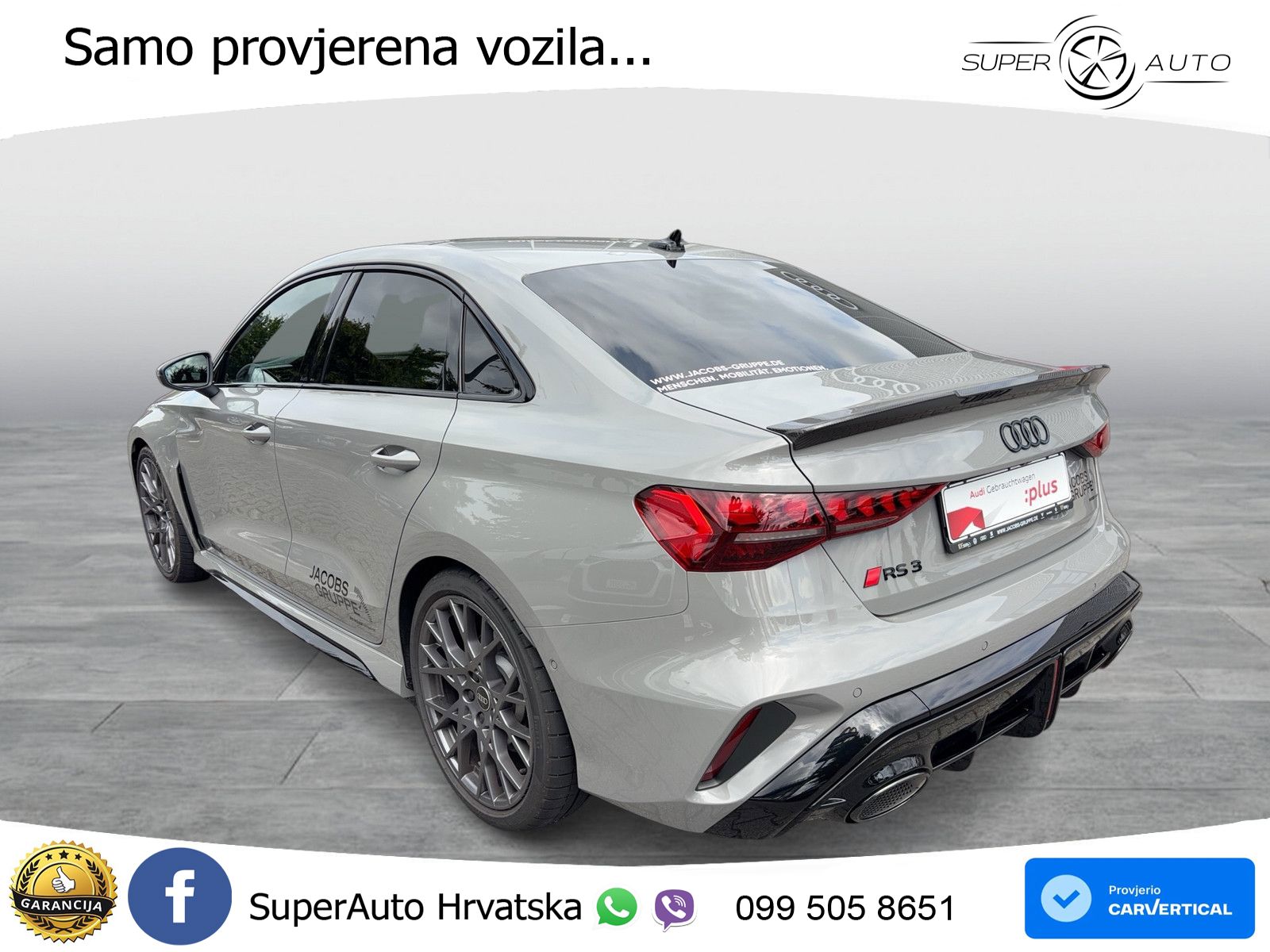 Audi RS3 Sedan 2.5 TFSI (400 KS) quattro S tronic LED+GR SJED+ACC