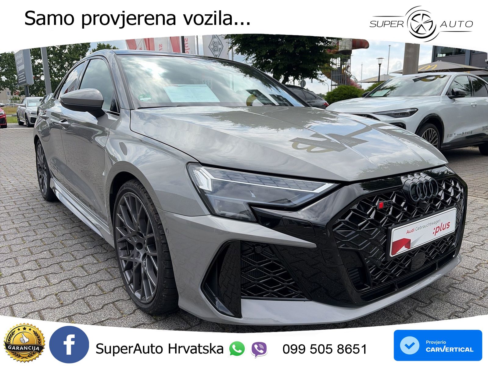 Audi RS3 Sedan 2.5 TFSI (400 KS) quattro S tronic LED+GR SJED+ACC