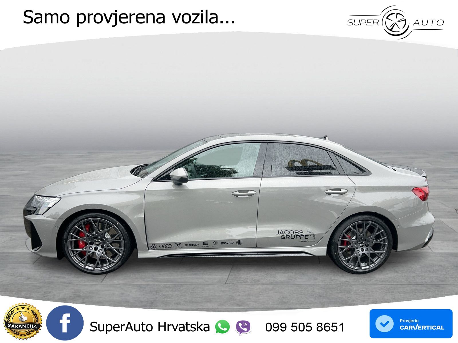 Audi RS3 Sedan 2.5 TFSI (400 KS) quattro S tronic LED+GR SJED+ACC