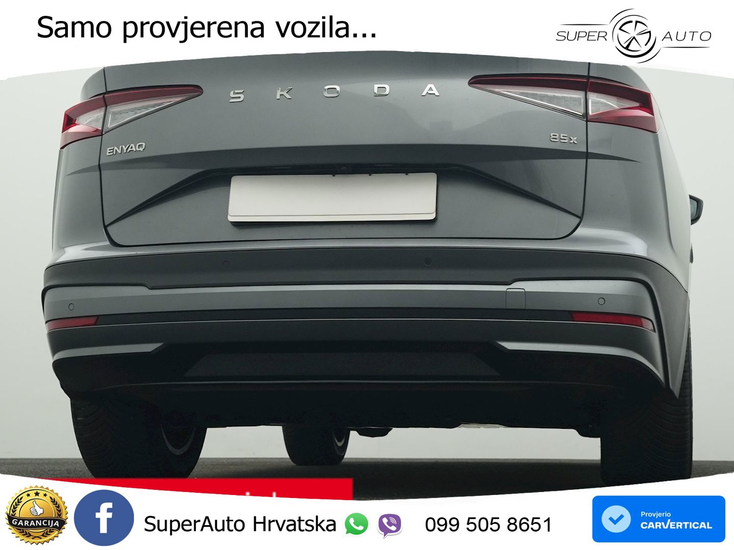 Škoda Enyaq iV 85x 82 kWh (286 KS) AWD