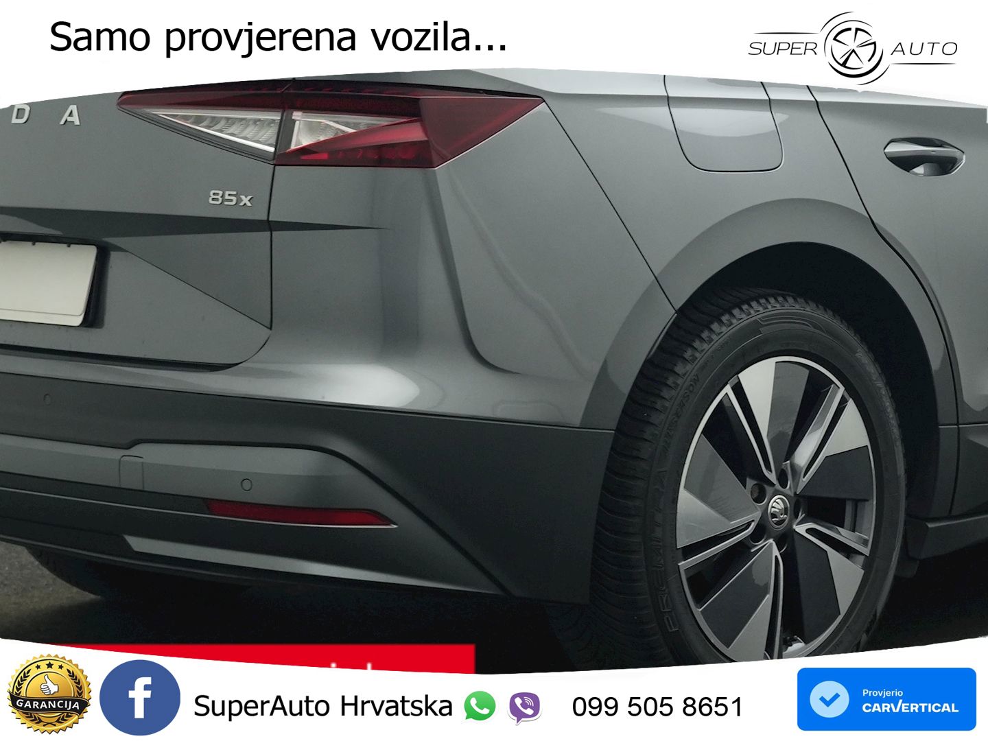 Škoda Enyaq iV 85x 82 kWh (286 KS) AWD