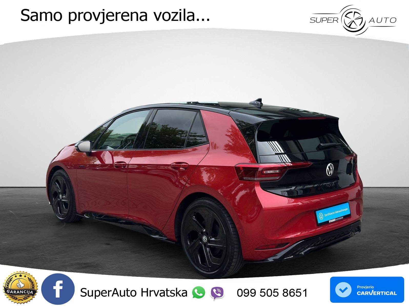 Volkswagen ID.3 GTX 84 kWh (286 KS) LED+GR SJED+ACC