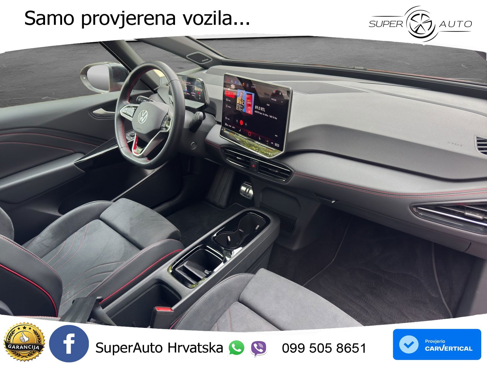 Volkswagen ID.3 GTX 84 kWh (286 KS) LED+GR SJED+ACC