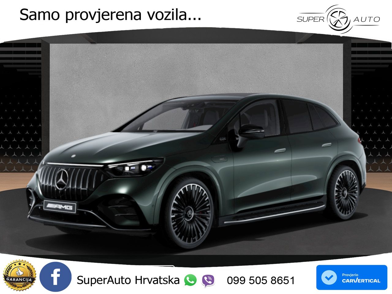 Mercedes EQE SUV AMG 53 100 kWh (626 KS) 4MATIC+ LED+GR SJED+ACC