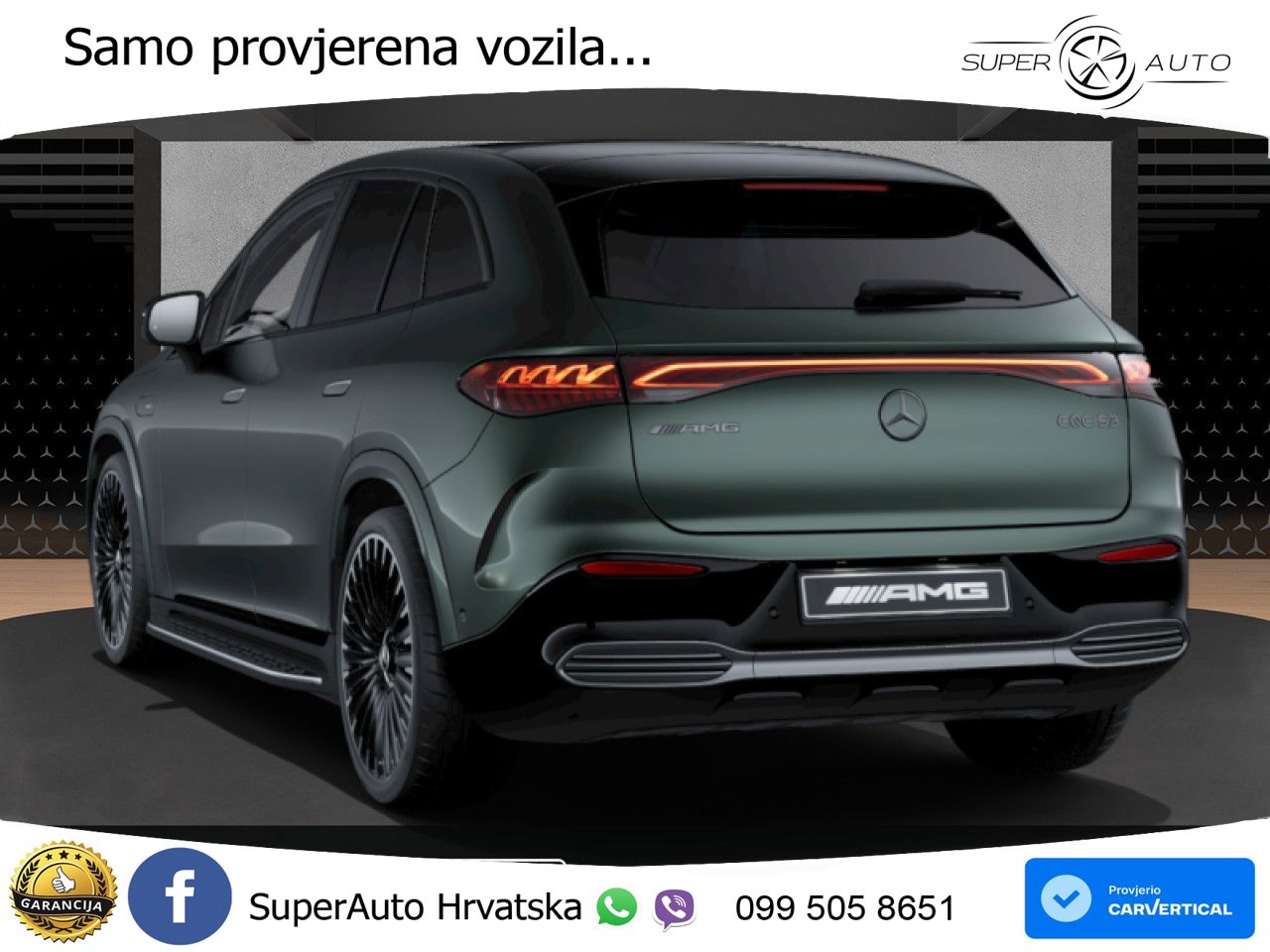 Mercedes EQE SUV AMG 53 100 kWh (626 KS) 4MATIC+ LED+GR SJED+ACC