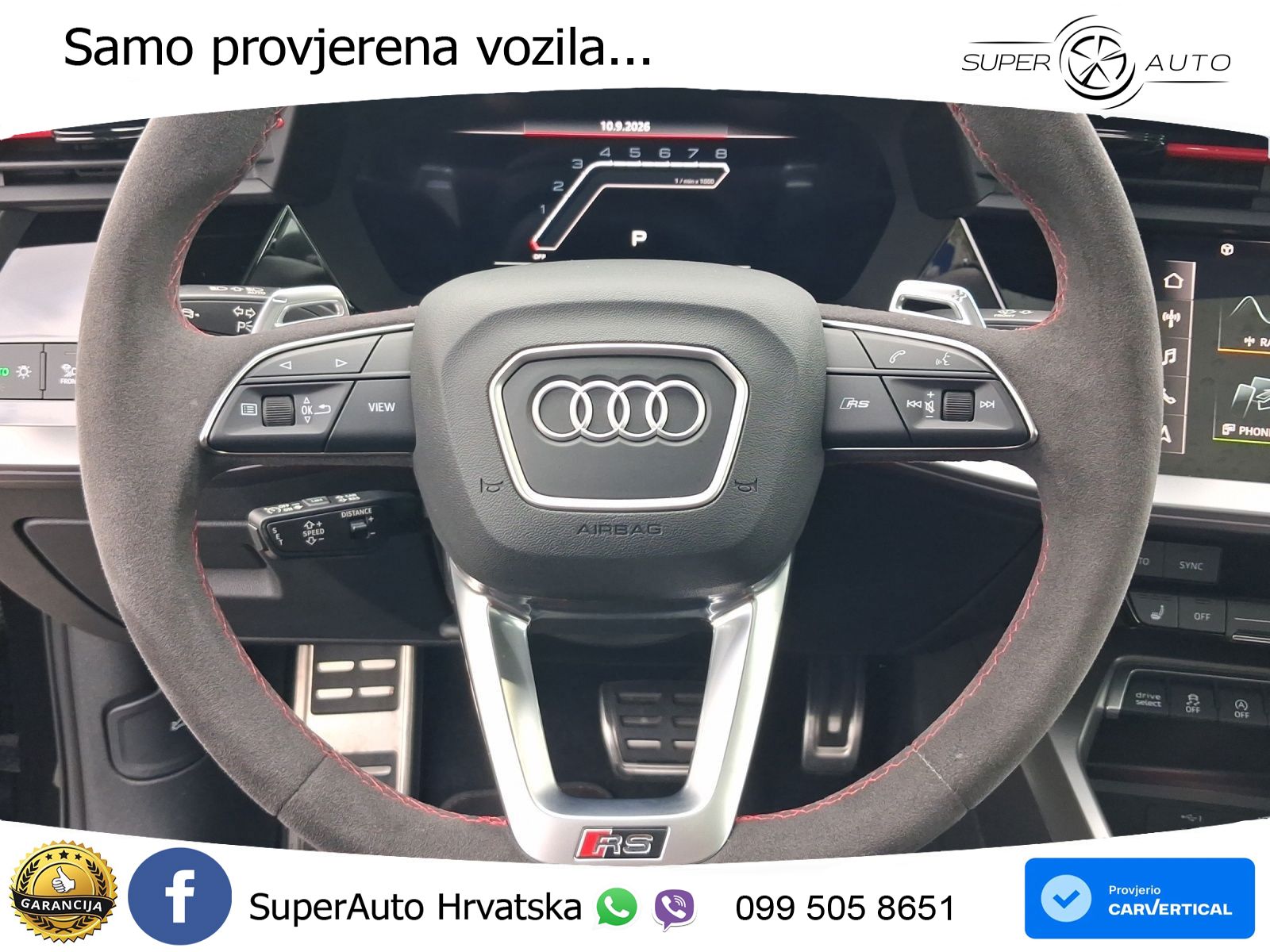 Audi RS3 Sedan 2.5 TFSI (400 KS) quattro S tronic LED+GR SJED+ACC