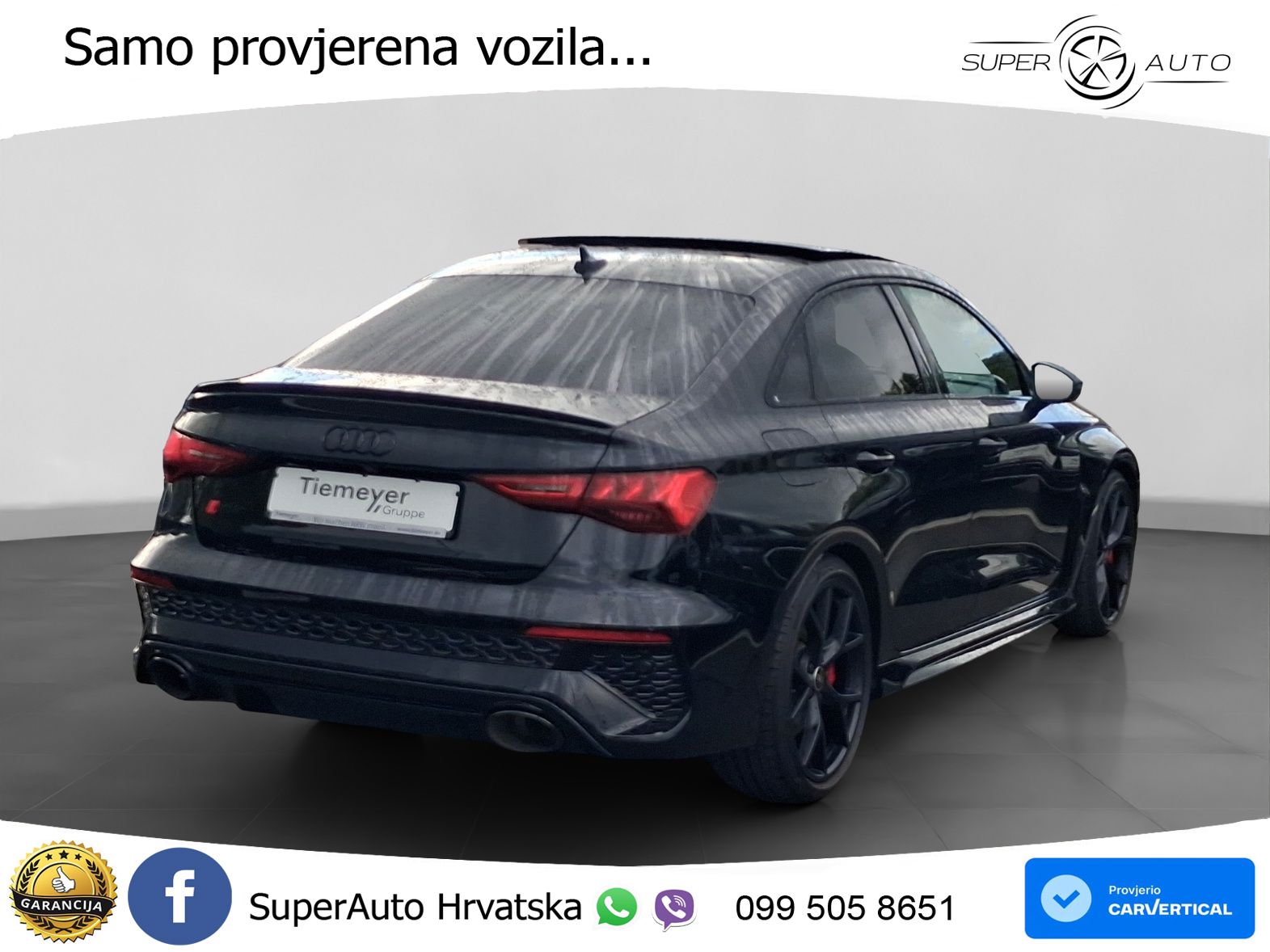 Audi RS3 Sedan 2.5 TFSI (400 KS) quattro S tronic LED+GR SJED+ACC