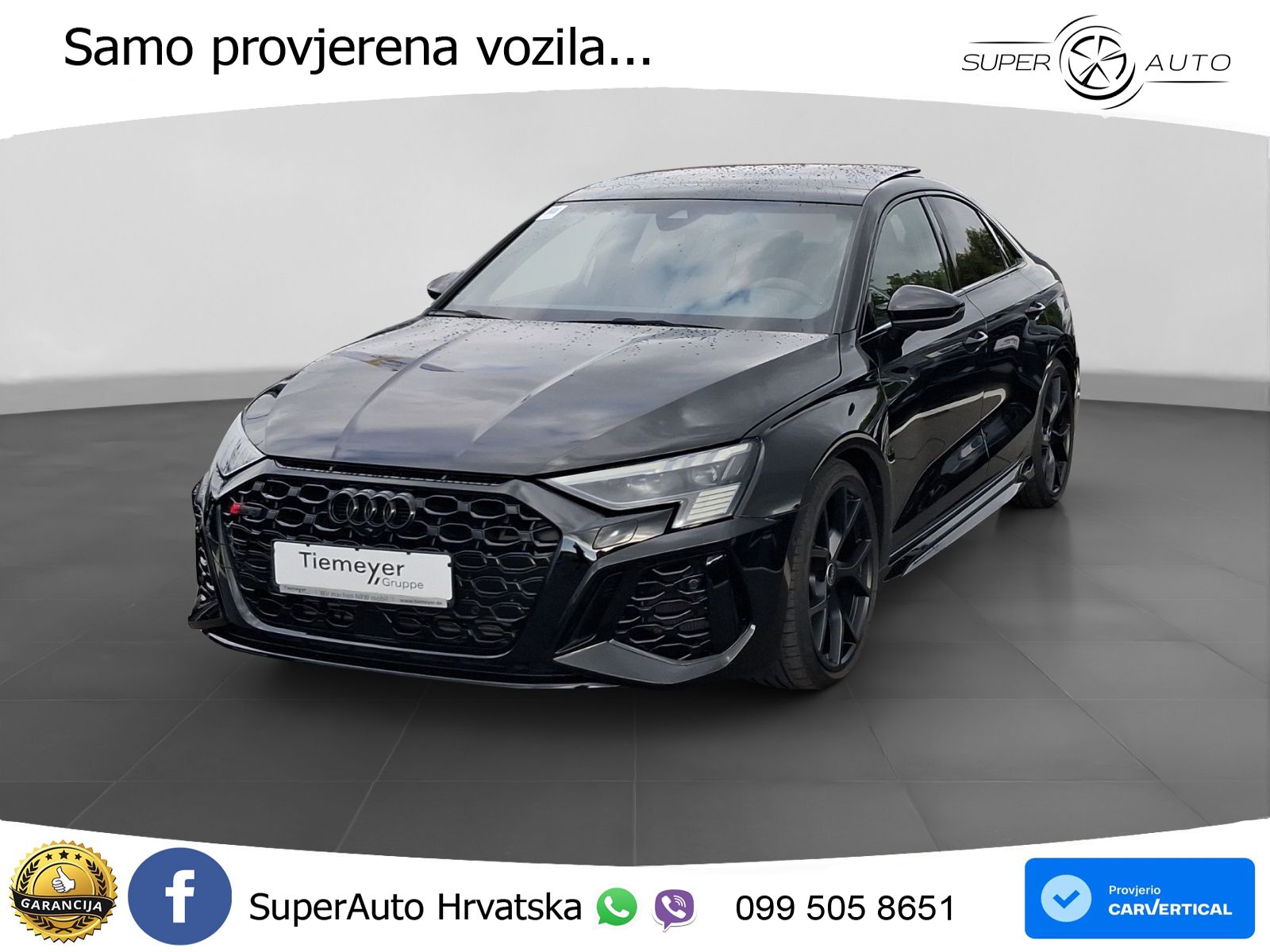 Audi RS3 Sedan 2.5 TFSI (400 KS) quattro S tronic LED+GR SJED+ACC