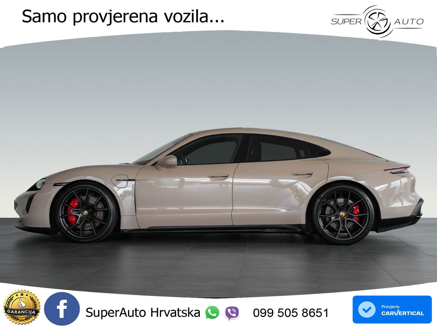Porsche Taycan GTS Performance Plus 93.4 kWh (598 KS)